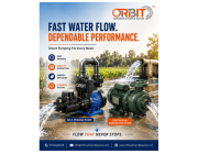 Orbit Self Priming & Centrifugal Monoblock Pumps – Fast Water Flow & Energy Efficient