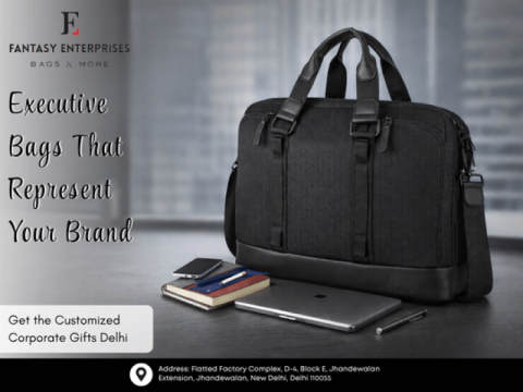 Customized Corporate Gifts Delhi  Executive Bags by Fantasy Enterprises