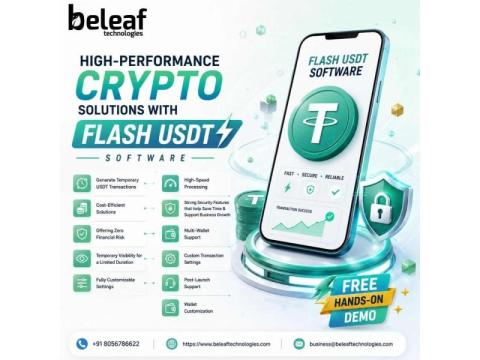 High-performance crypto solutions with Flash USDT