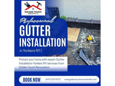 Professional Gutter Installation Yonkers NY | Golden Touch Renovation