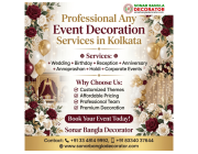 Professional Any Event Decoration Services in Kolkata | Sonar Bangla Decorator