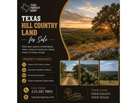 Texas Hill Country Land for Sale