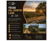 Texas Hill Country Land for Sale