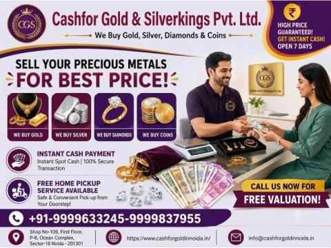 Cash for Gold in Noida Sector 18 | Is It Simple to Sell Gold?