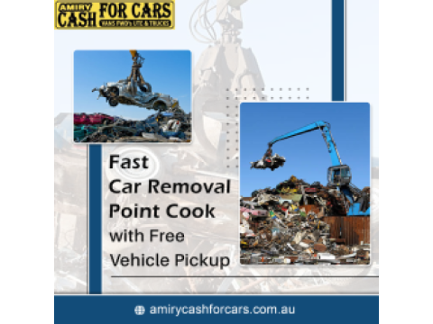 Fast Car Removal Point Cook with Free Vehicle Pickup