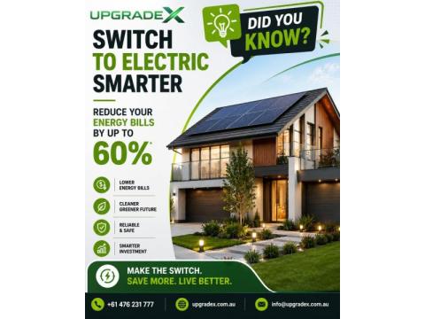 Switch to Electric & Save More – Upgrade Your Home with UpgradeX