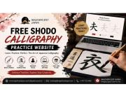free shodo calligraphy practice website