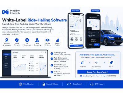 White-Label Ride-Hailing Software - Launch Your Own Taxi App