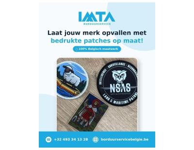 Laat jouw merk opvallen met bedrukte patches op maat!