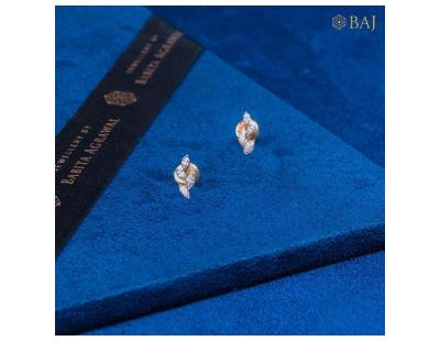 Handcrafted Gold & Diamond Earrings for Kids | BAJ