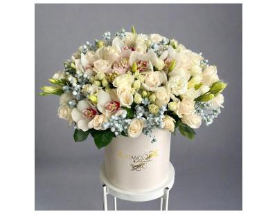 Buy White Roses Flower Bouquet Online in USA for Elegant Floral Gifts and Special Occasions