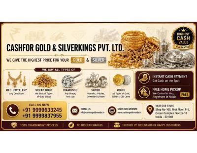 Looking To Sell Old Silver? Cash For Silver In Noida