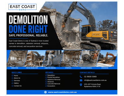 Professional Demolition & Asbestos Removal Services in Australia