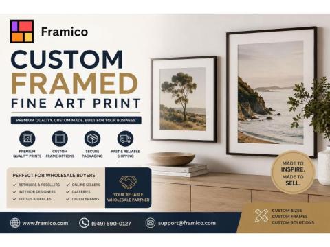 Reliable Custom Framed Fine Art Print Partner for Wholesale Buyers