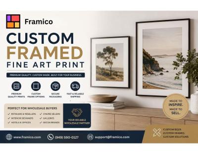 Reliable Custom Framed Fine Art Print Partner for Wholesale Buyers