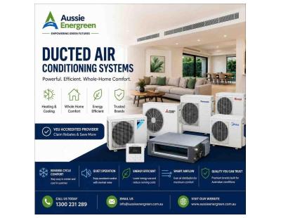 ❄️ Ducted Air Conditioning Systems – Whole-Home Comfort Starts Here!
