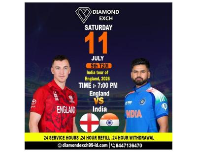 Diamond Exchange – England vs India 5th T20I Live Commentary & Match Updates