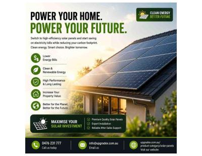 Power Your Home. Power Your Future with Premium Solar Panels