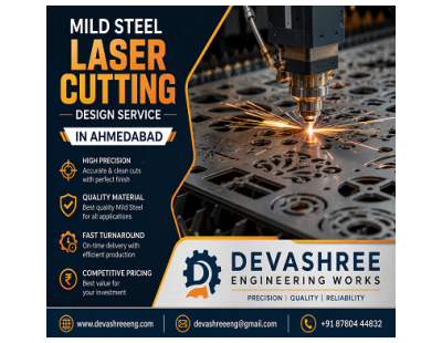 Mild Steel Laser Cutting Design Service in Ahmedabad