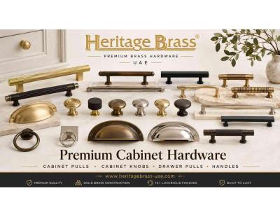 Start Your Cabinet Upgrade with Heritage Brass UAE