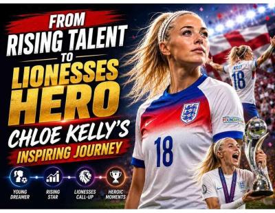 From Rising Talent to Lionesses Hero: Chloe Kelly's Inspiring Journey