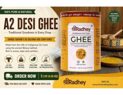 Buy Pure A2 Desi Ghee Online | Shree Radhey