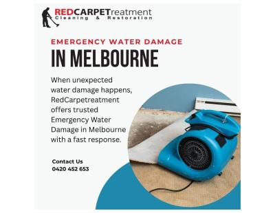 Fast Emergency Water Damage in Melbourne | RedCarpetreatment