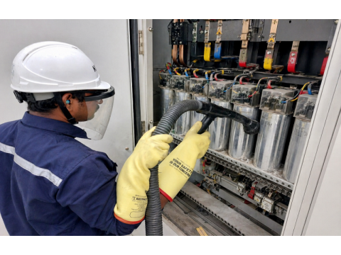 Capacitor Bank Live Cleaning Solutions in UAE
