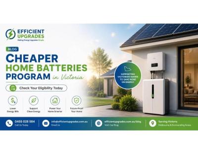 Cheaper Home Batteries Program in Victoria