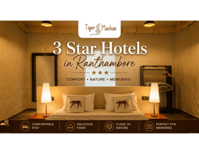 3 Star Hotels in Ranthambore for a Relaxing Nature Stay