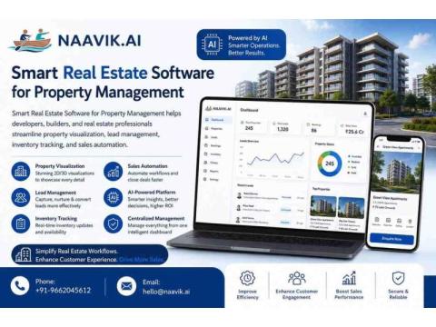 Smart Real Estate Software for Property Management | Naavik Ai