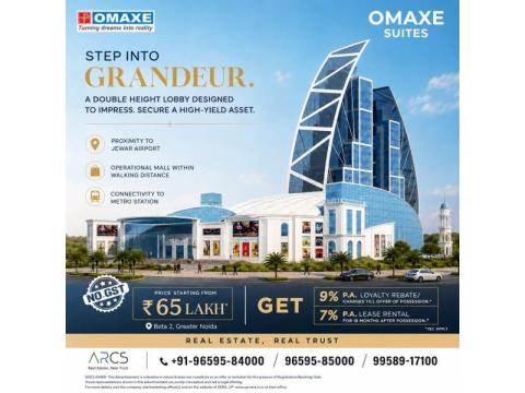 Upgrade Your Lifestyle with Premium Smart Suites at OMAXE Suites, Beta 2 Greater Noida