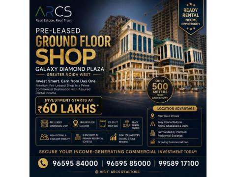 💰 Pre-Leased Shop = Instant Rental Income! 🏬
