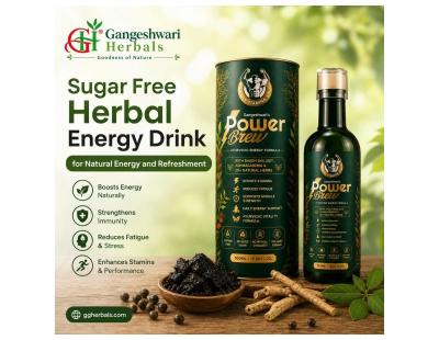 Sugar Free Herbal Energy Drink for Natural Energy and Refreshment