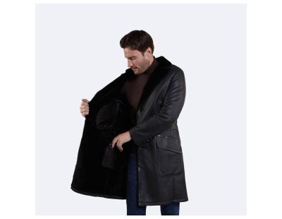 Black Shearling Jacket – Premium Genuine Sheepskin Outerwear