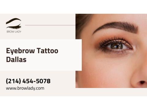 Hyper-realistic brow tattoo Dallas TX