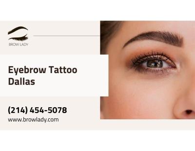 Hyper-realistic brow tattoo Dallas TX