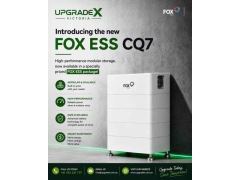 FOX ESS CQ7 – Advanced Solar Battery Storage for Smarter Energy Savings
