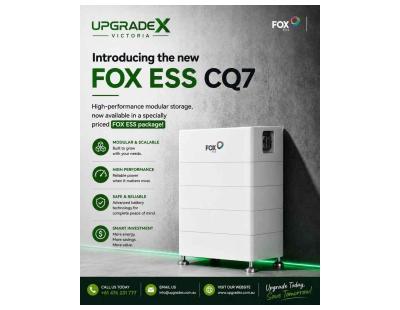 FOX ESS CQ7 – Advanced Solar Battery Storage for Smarter Energy Savings