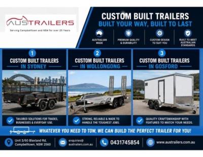 Custom Built Trailers in Wollongong That Work Hard Daily