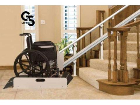 Stylish and Secured Residential Inclined Platform Lift