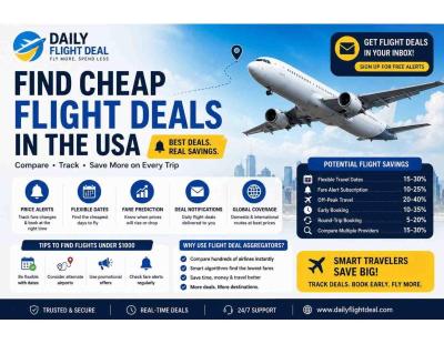 Best Websites to Find Cheap Flight Deals in the USA | Daily Flight Deal
