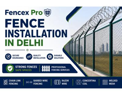 Fence Installation In Delhi | Professional Fencing Installation Services by Fencex Pro