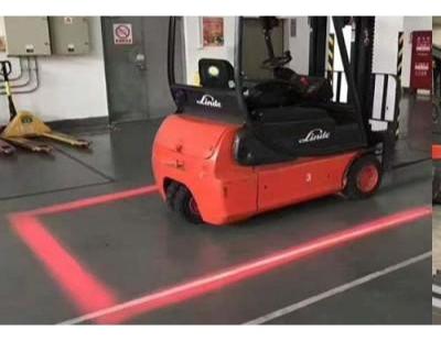 Forklift Red Light for Safer Warehouse Operations