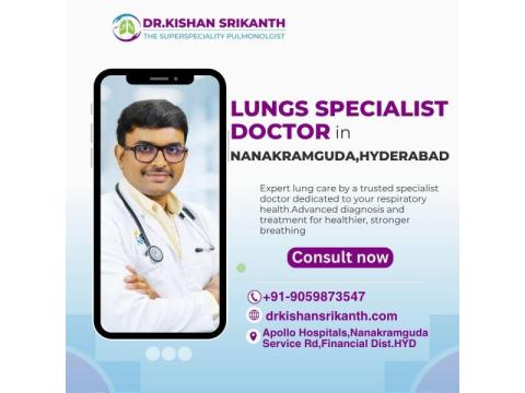 Lungs Specialist Doctor in Nanakramguda, Hyderabad | Dr. Kishan Srikanth