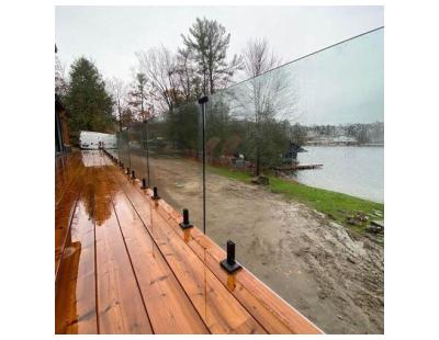 34" High Tempered Glass Panels 12mm