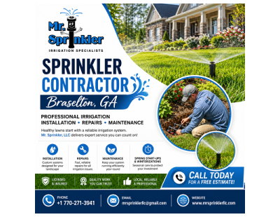 Sprinkler Contractor Braselton, GA