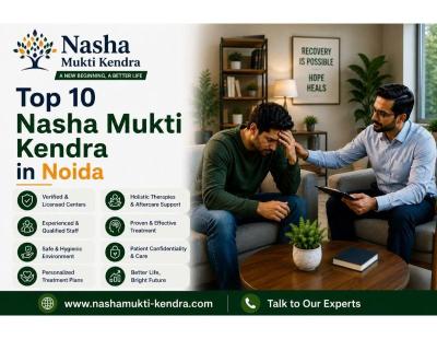 Top 10 Nasha Mukti Kendra in Noida | Top De-Addiction Care