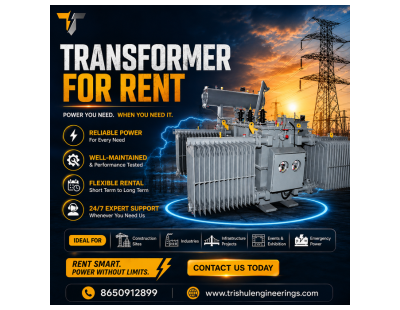 Transformers for Rent for Temporary and Industrial Power Solutions