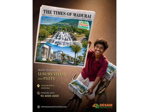 Premium Farmland in Madurai – Desam Garden, Alagar Kovil - 2/2